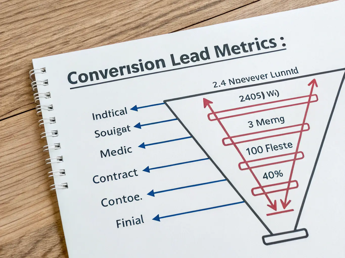 A visual representation of a marketing funnel, highlighting the coherence and effectiveness of each stage in guiding potential customers towards conversion.