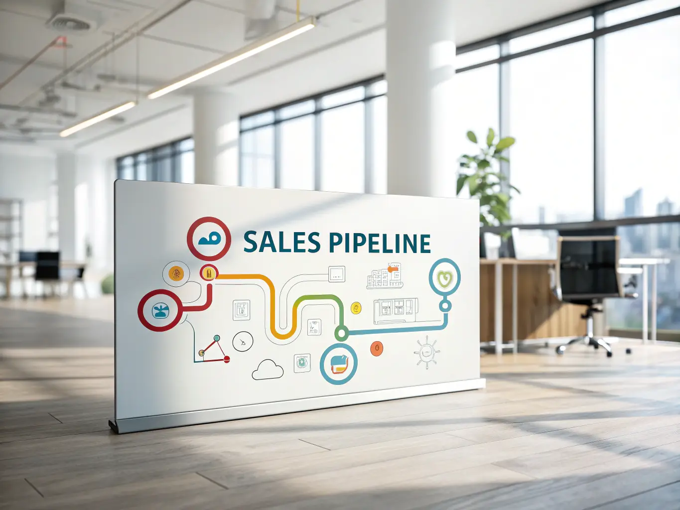 A visual representation of a growing sales pipeline, illustrating the expansion and increased opportunities resulting from Brand Articulate's brand strategy.